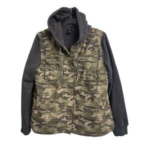 Girls With Guns L Camo Outdoor Casual Hooded Jacket